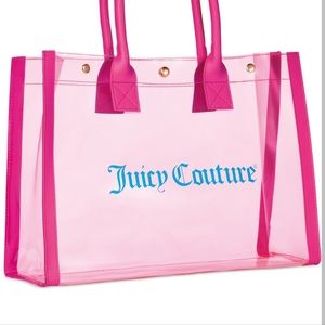 Juicy Couture Clear Pink Tote